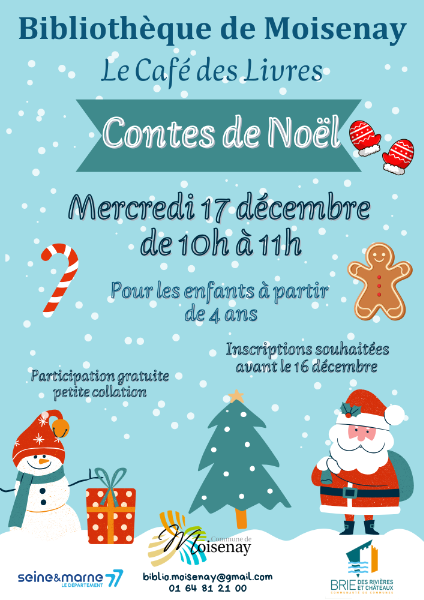 Couverture de Contes de Noël à Moisenay
